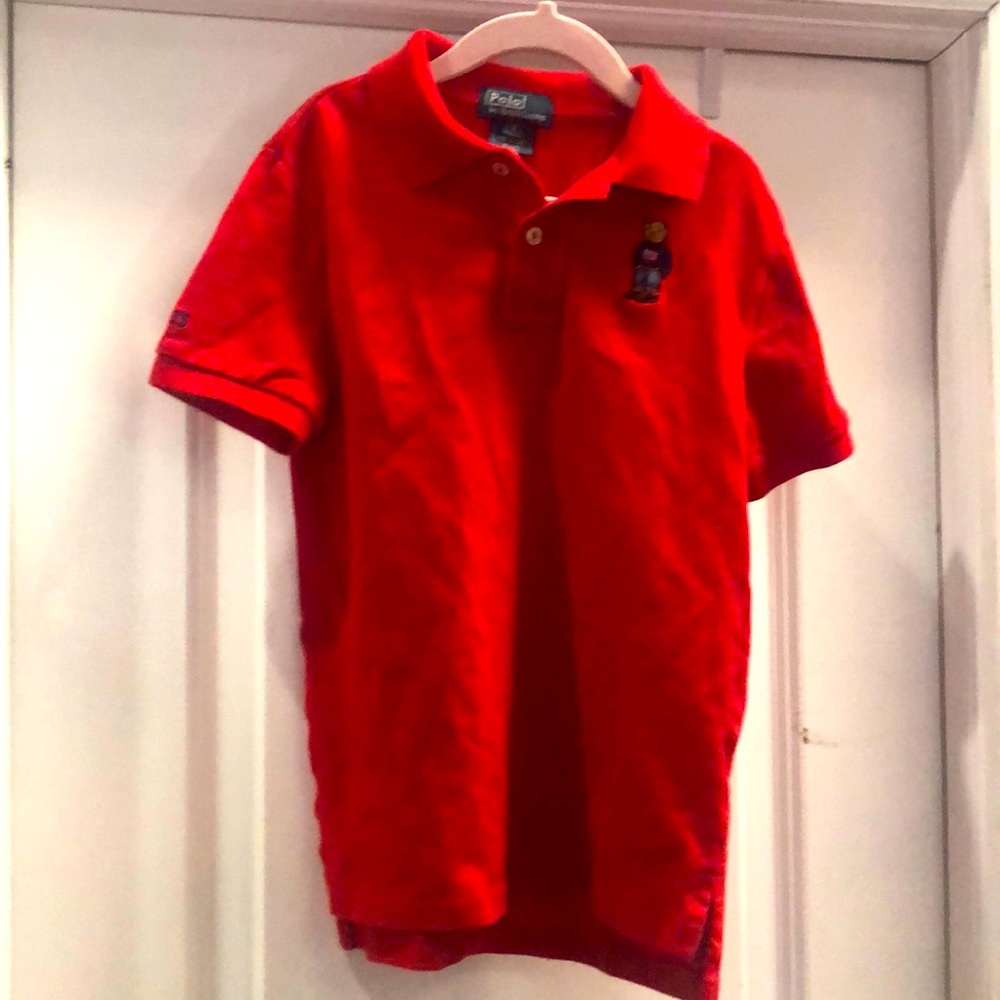 Teddy bear polo shirt size 7